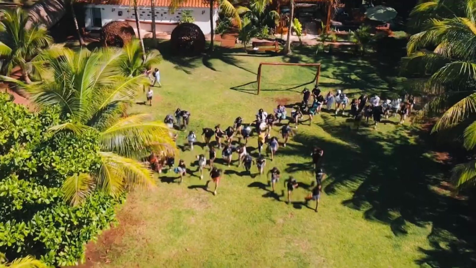 Integración grupal de alumnos en el campamento